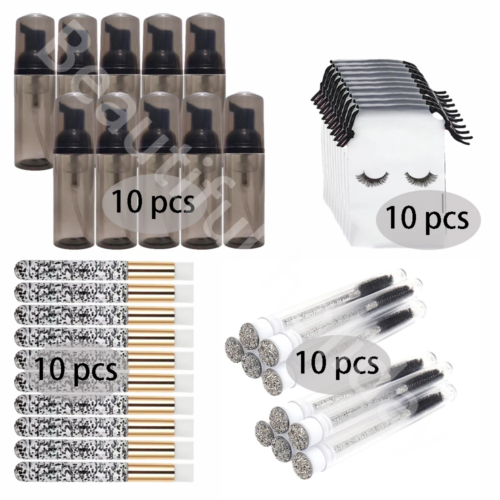 Soap Making Equipment - 40Pcs/Set Foam Bottle Brush 60ML Plastic