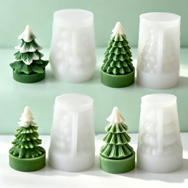 DIY Mini Christmas Tree Silico - đánh giá và giá Soap Making Supplies
