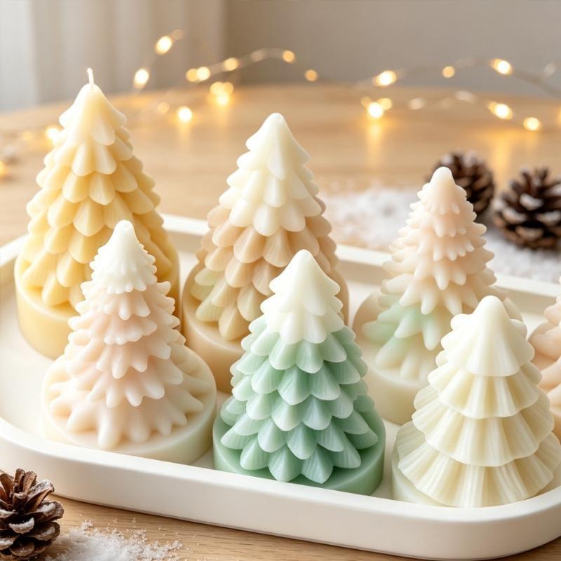 DIY Mini Christmas Tree Silico - đánh giá và giá Soap Making Supplies