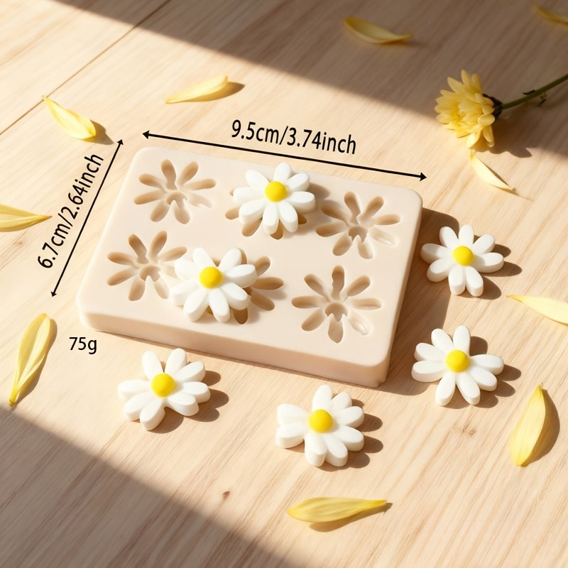 1pc 3D Daisy Sunflower Silicon - đánh giá và giá Soap Making Equipment