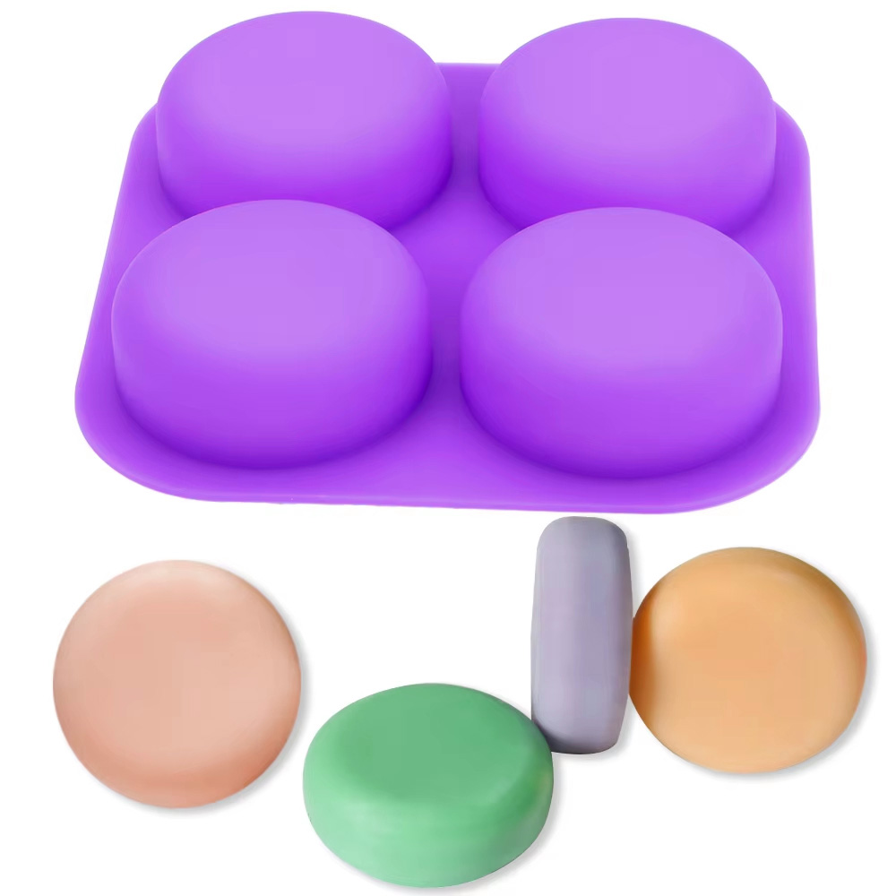 1-2 PCS 4 Cavity Reusable Roun - đánh giá và giá Soap Making Formula