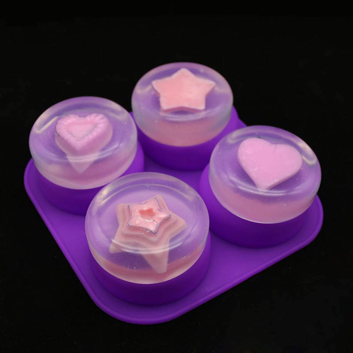 1-2 PCS 4 Cavity Reusable Roun - đánh giá và giá Soap Making Formula