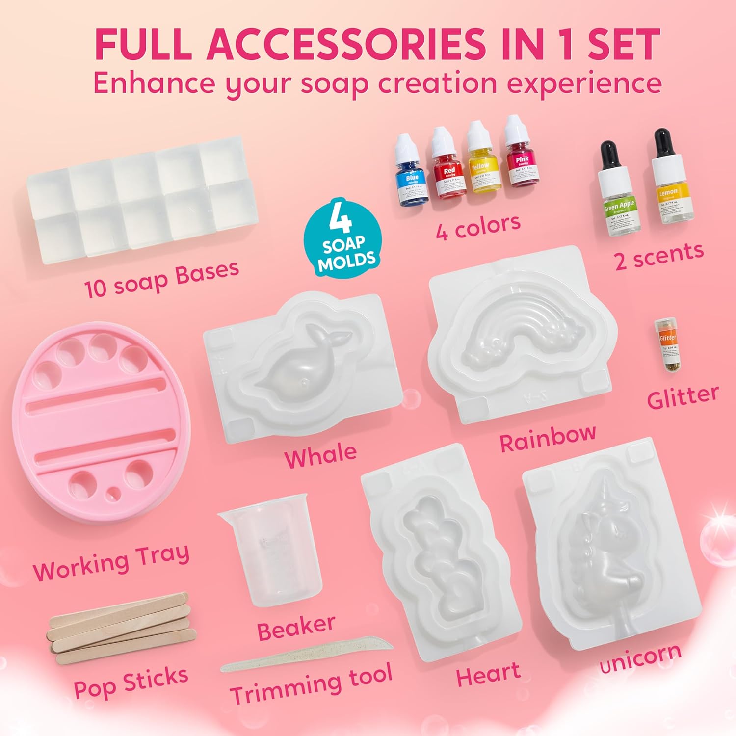JOYFY Unicorn Soap Making Kit  - đánh giá và giá Soap Making Lab