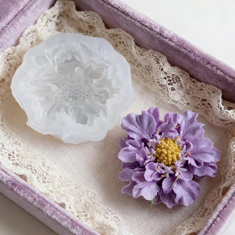 1 Dreamy Blue Potted Flower Si - đánh giá và giá Natural Making Soap