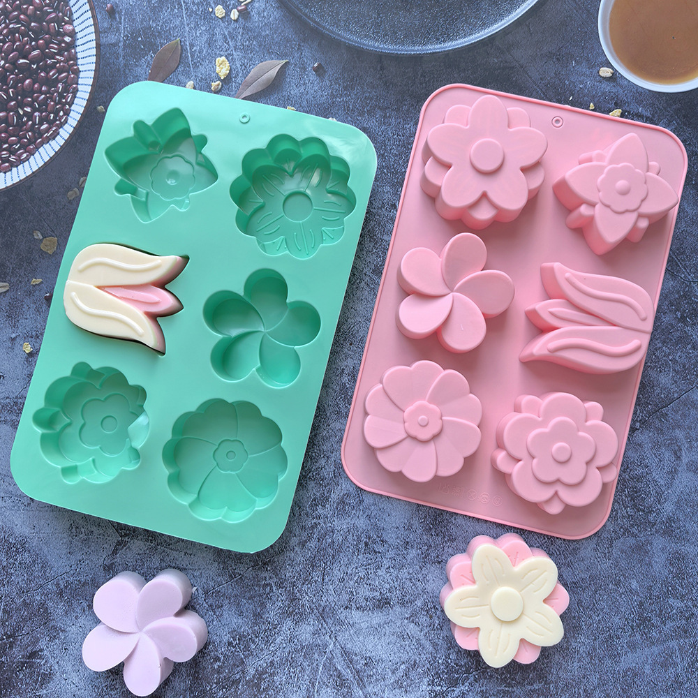 kinds Flower Silicone Molds Di - đánh giá và giá Soap Making Formula