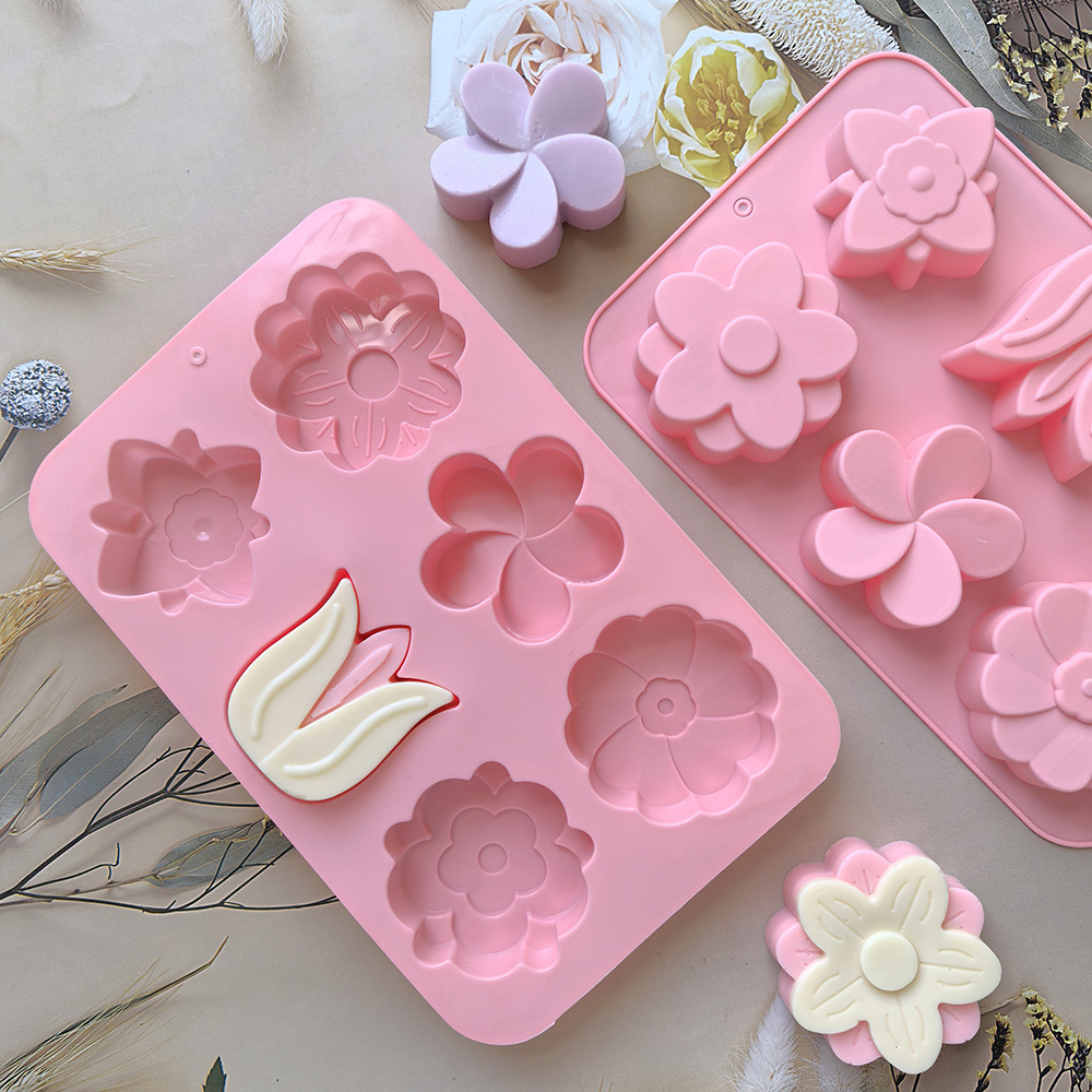 kinds Flower Silicone Molds Di - đánh giá và giá Soap Making Formula