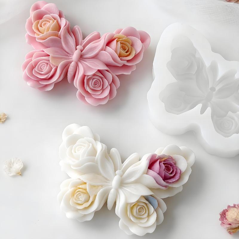 DIY Rose Butterfly Form Silico - đánh giá và giá Soap Making Supplies