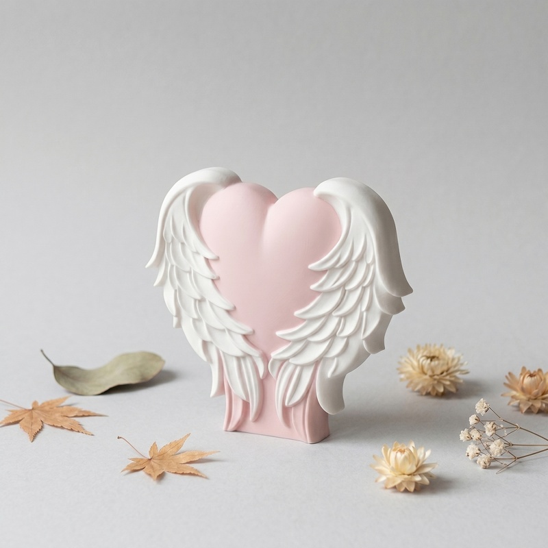 3D Love Wings Silicone Candle  - đánh giá và giá Soap Making Supplies